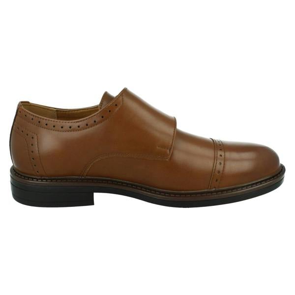 Thomas Blunt Mens Thomas Blunt Dual Buckle Strap Brogue Shoes A1131
