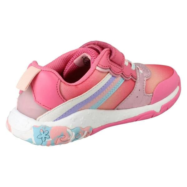 Clarks Girls Clarks Rainbow And Mermaid Tail Design Trainers Tidal Star K
