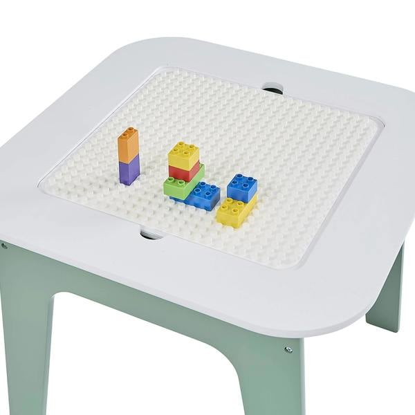 Liberty House Toys Kids 4-in-1 Play Table and Two Chairs Set