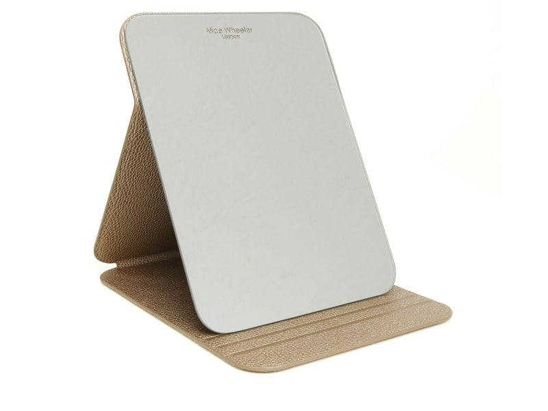Alice Wheeler Folding Travel Vanity Mirror  Boxed For Gifting