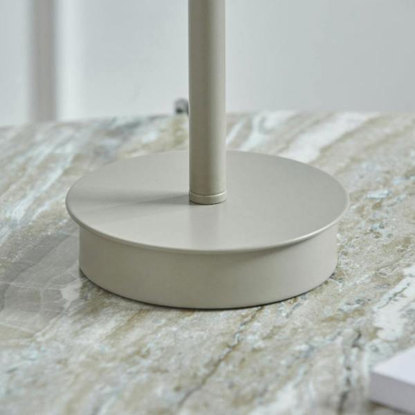 Buxton Grey Table Lamp