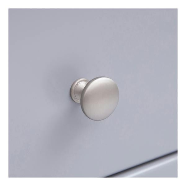 Cabinet Bits Rocca 5 Drawer Chest of Drawers Chrome Knob