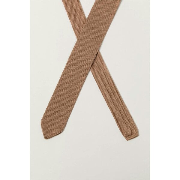 Antique Rogue Sand Knitted Tie