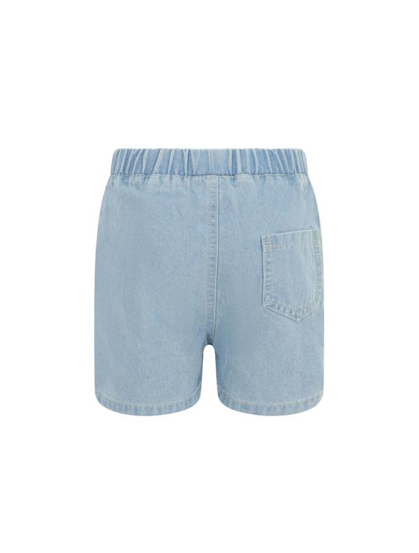 BALOU Unisex Washed Denim Shorts