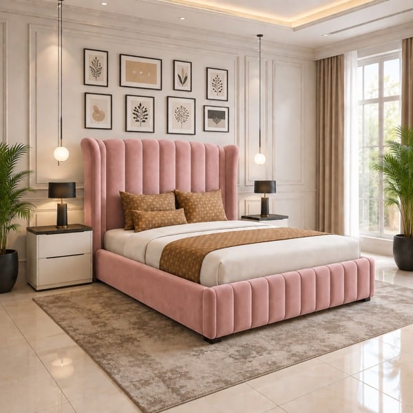 Paradise Beds Stylo Winged Bed