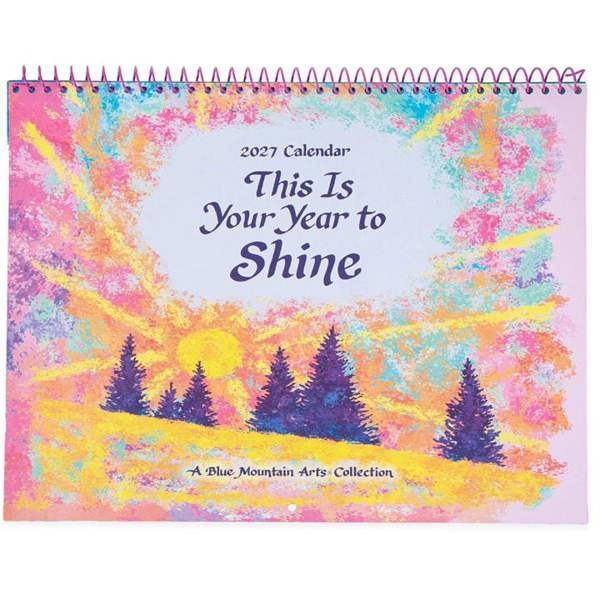This is Your Year to Shine A4 Calendar 2027, Wall Calendars, Month To View, Lifestyle, Gift