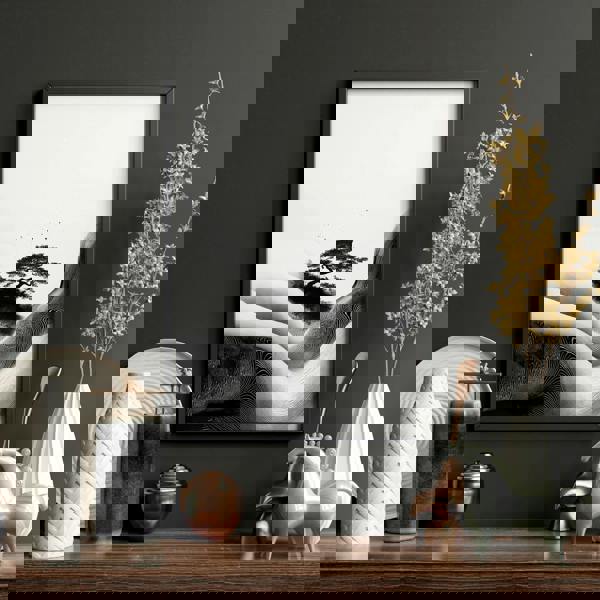 Modern Wall Art Living Room | Set of 3 Asian Inspired Wall art Prints