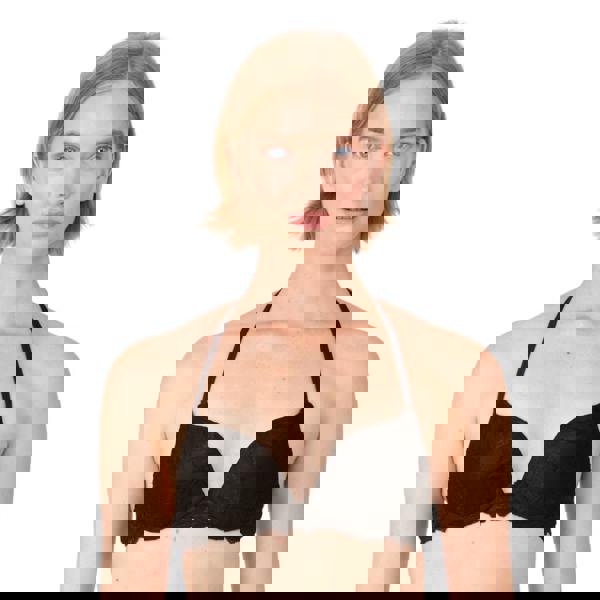 After Eden Anna Lace Single Boost Underwired Gel Bra Black