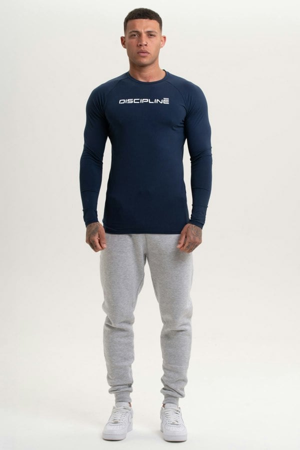 Discipline 365 Navy Discipline Long Sleeve Top
