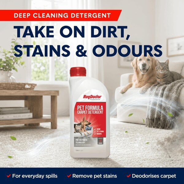 Rug Doctor Pet Formula Carpet Detergent, 1 Litre