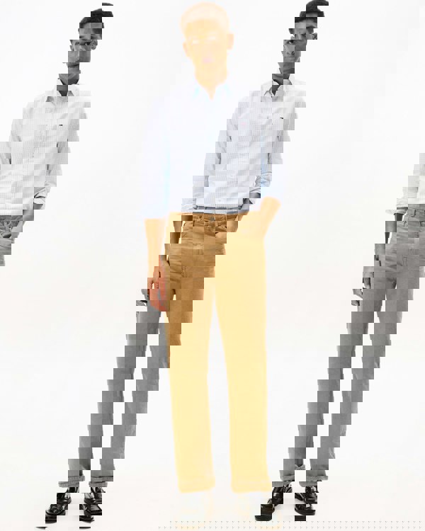 Tommy Hilfiger Flex Poplin Big Gingham Mens Shirt - Sweet Blue/Check - CHO - Designer Mens Shirts