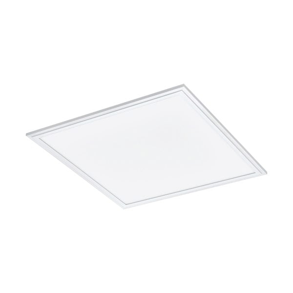 EGLO Salobrena 1 Ultra-Slim Modern White Square LED Ceiling Light WBS