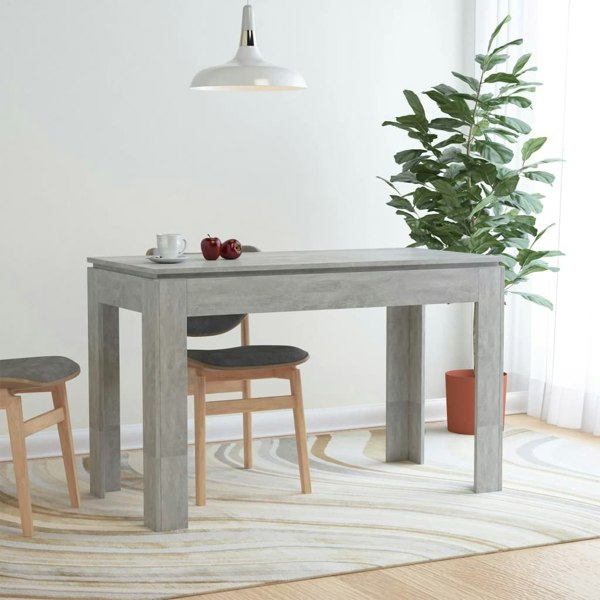 Berkfield Dining Table Concrete Grey 120x60x76 cm Engineered Wood