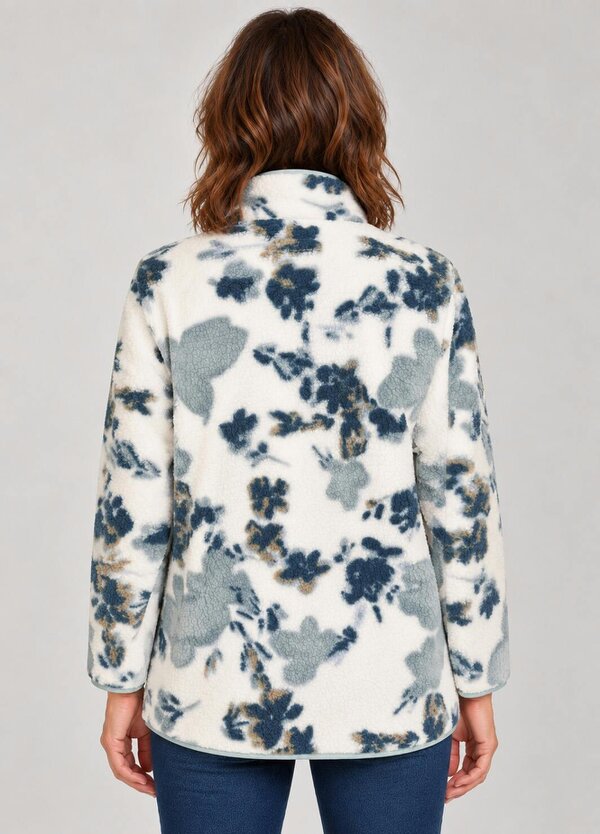 TIGI Soft Floarl Borg Jacket