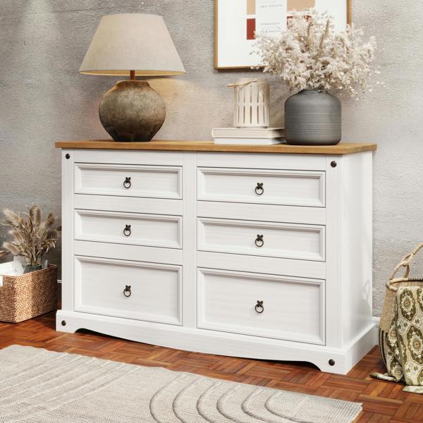 Core Products Corona 3 + 3 Drawer Wide Chest