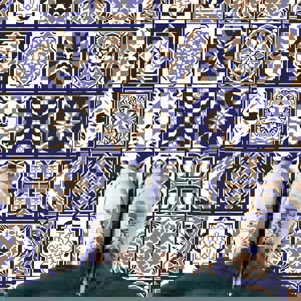 WFS6007 - Royal Tiles Floor Sticker 120cm x 60 cm