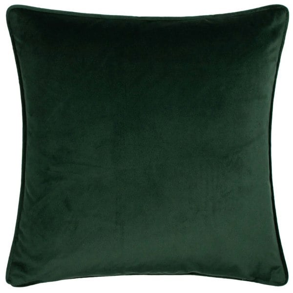 Wylder Wild Garden Columnaris Velvet Piped Cushion Cover - Multicoloured