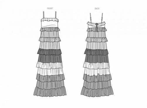 Know Me Sewing Pattern 2045, Dresses for Women, K5 (8-10-12-14-16) - Intermediate