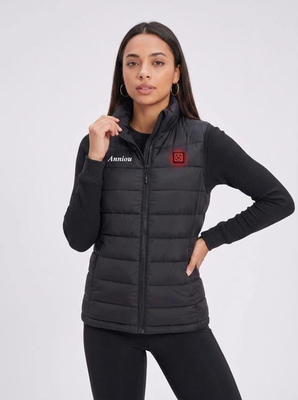 Anniou Women's Heated Duck Down Vest
