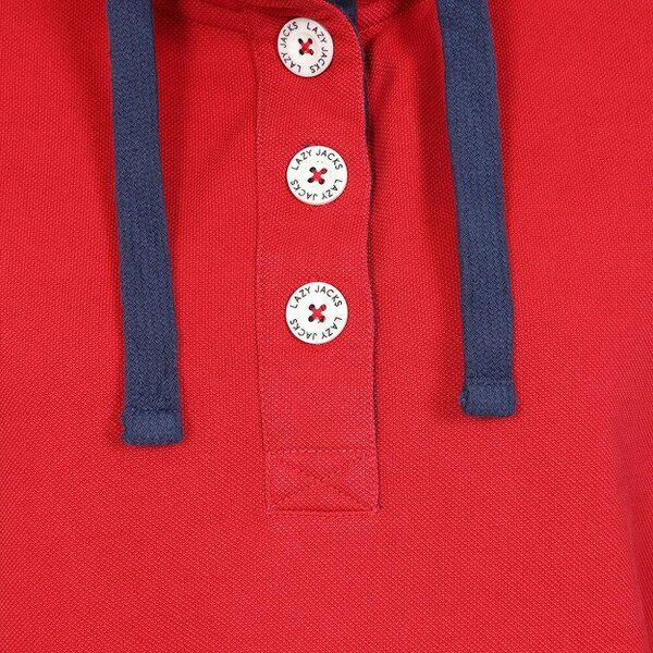Lazy Jacks LJ301 - Ladies Pique Sweatshirt - Red