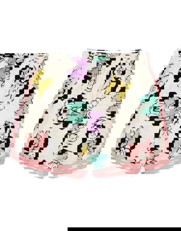 Disney Minnie Mouse Girls Multicoloured All Over Coloured Print Short Sleeve Short Leg Pyjama Set