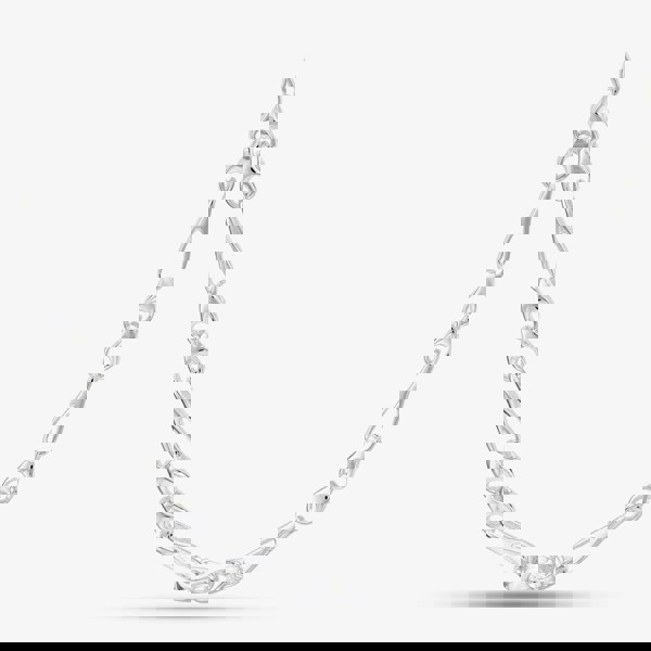 T. H. Baker Argentium Silver 17.7 Inch Fancy Figaro Chain ARG-943044-17.7