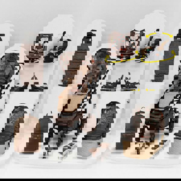 Cosatto Wow 3 All Stage Family Rotate & Recline 2 Base Bundle Foxford Hall