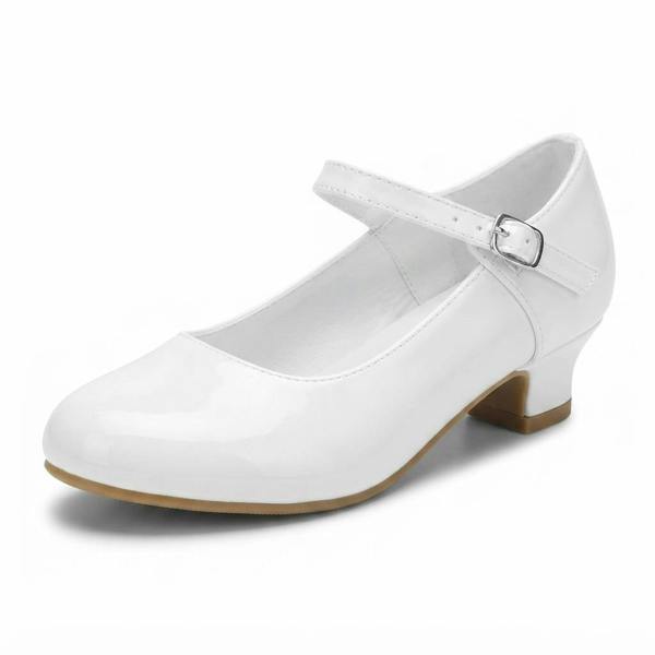 Spot On Girls Spot On Mid Heel Buckle Strap Shoe H3090