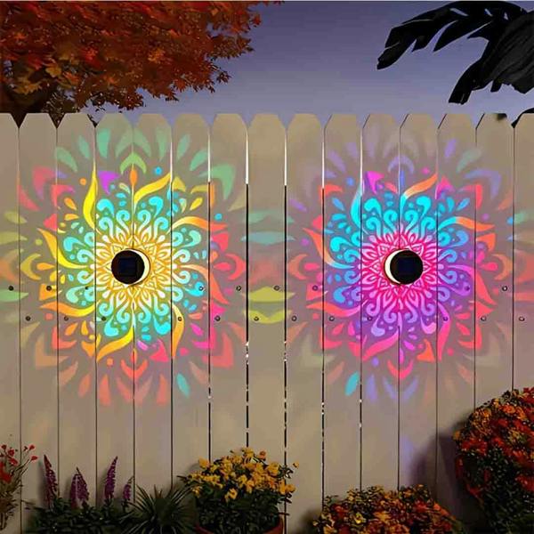 Leaper Solar Mandala Decorative Wall Light
