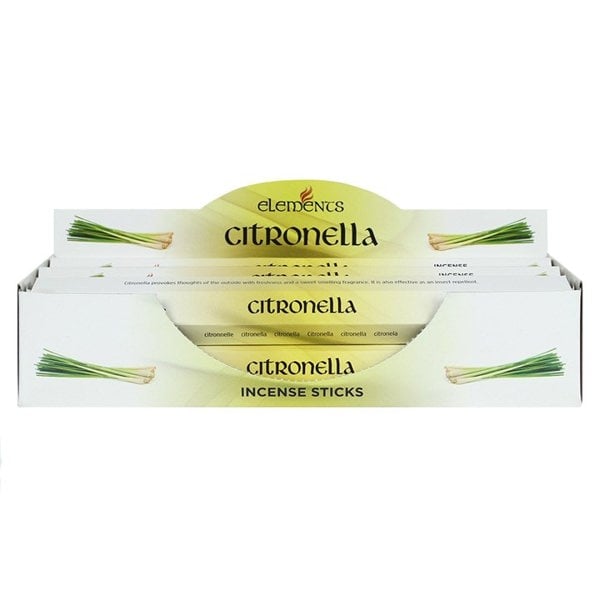 Serano Set of 6 Packets of Elements Citronella Incense Sticks