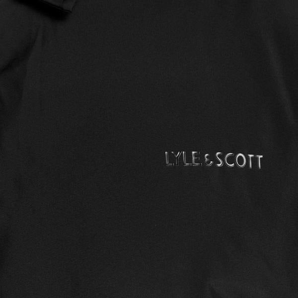 Lyle & Scott Black Collared Puffer Jacket XS