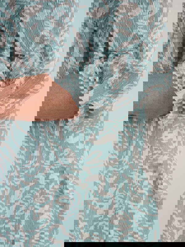 TIGI-Wear Viscose Dobby Notch Neckline Top