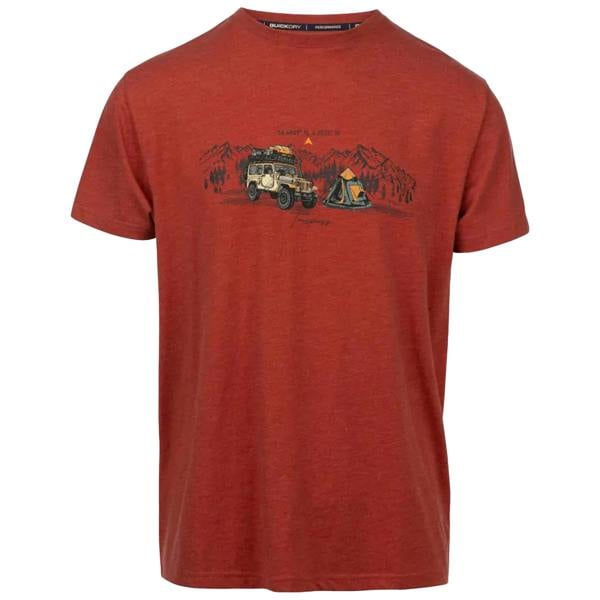 Trespass Mens Horton T-Shirt - Burnt Sienna