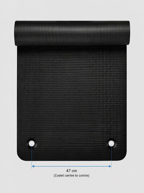 Yoga Studio Fitness Pilates (Eyeletted) Non-Slip Extra Thick Yoga Mat 15mm