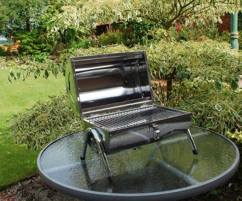 Samuel Alexander Portable Barrel Style Charcoal Camping Barbecue / BBQ