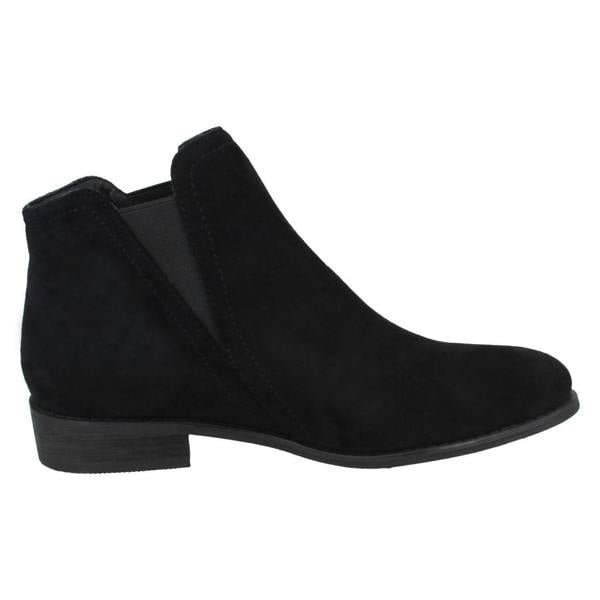 Spot On Ladies Spot On Flat Ankle Boots F51136