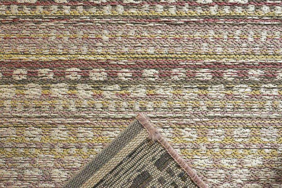 Brighton Rug - Red/Beige