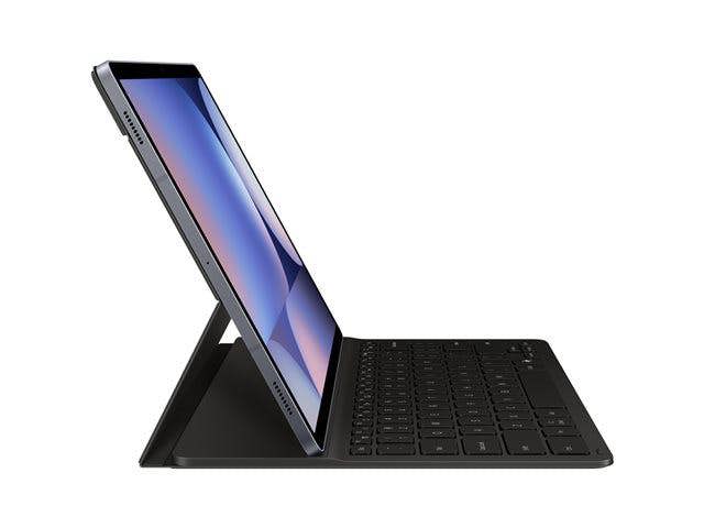 Samsung Galaxy Tab S9/S10 Plus FE 12.4" Book Cover French Keyboard Slim Black - EF-DX820BBEGFR