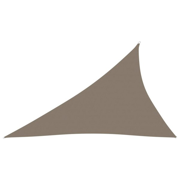 Berkfield Sunshade Sail Oxford Fabric Triangular 3x4x5 m Taupe