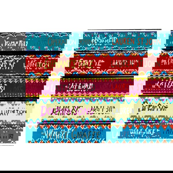 White Giraffe Series Collection 5 Book Set By Lauren St John - Dolphin Song The Last Leopard & more