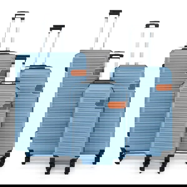 Infinity Luggage Hard Shell Classic 4-Wheel Luggage Suitcase Set