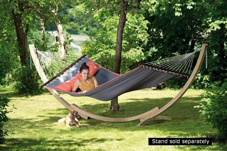 Amazonas American Dream Grey Hammock with Spreader Bar