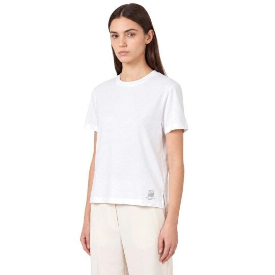 By Lanvin Shoulder Logo White T-Shirt