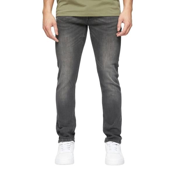 Crosshatch Mens Barbeck Slim Jeans - Grey Wash - 