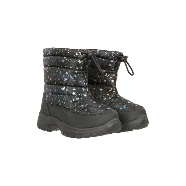 Mountain Warehouse Toddler Caribou Adaptive Tie Dye Snow Boots - Iridescent - 