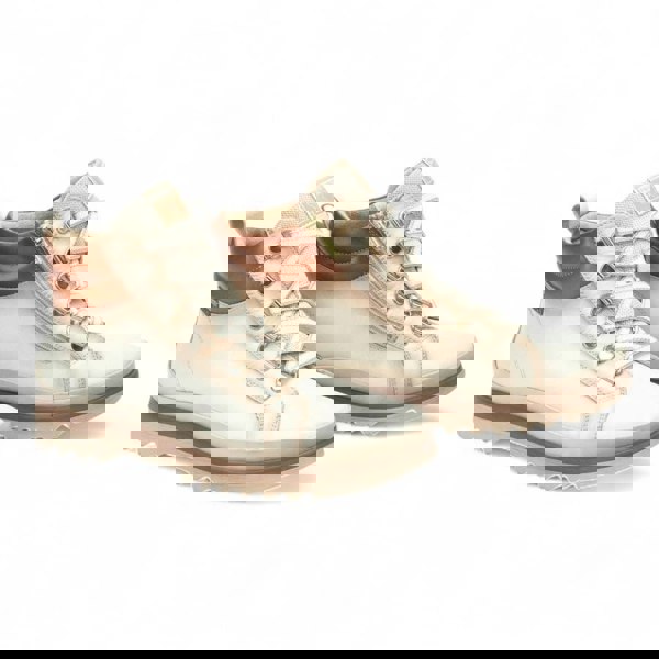 Pikolinos Vigo - Women’s Nata White Leather Ankle Trainers Boots