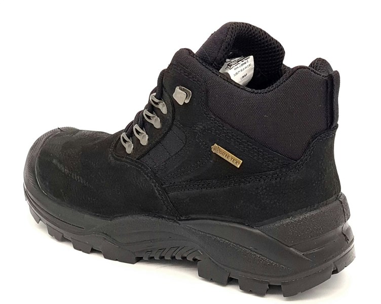 U-Power Dude Black Leather Gore-Tex Waterproof Mens Safety Lace Up Work Boots