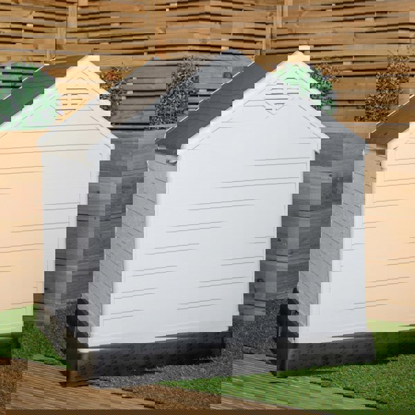 Samuel Alexander 82 x 76cm Samuel Alexander Small Outdoor Plastic Dog House with Raised Bed