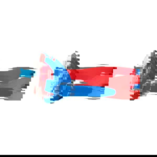 Fashy Junior red and blue swim goggles with adjustable head strap