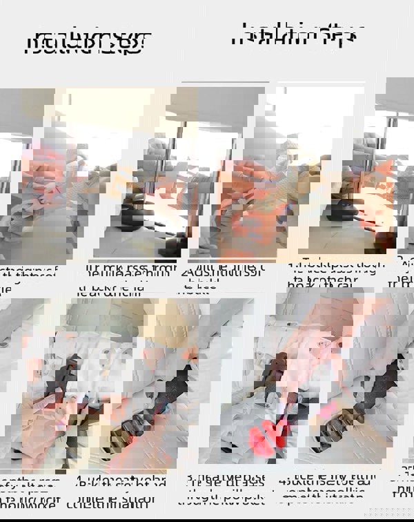 anycoplus Anypillow Car Travel Pillow Brown Bear 1 Set H-Shape Neck Support